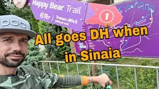 Everything goes downhill when in Sinaia // Happy Bear Trail // MTB Romania