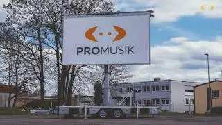 Pro Musik LED Videotrailer Zeitraffer