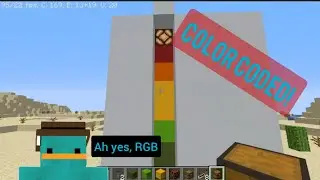 How to make COLOR CODED smart storage silos in minecraft! Perry invests in a smart fridge.