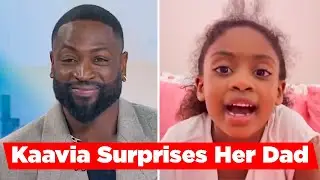 Dwyane Wade's Daughter Kaavia Surprises Her Dad With Heartwarming Message