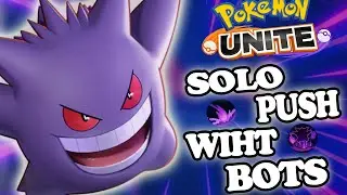 Gengar Pokemon unite | solo push with bots | #pokemonunite #Gengar Rodie The Gamer
