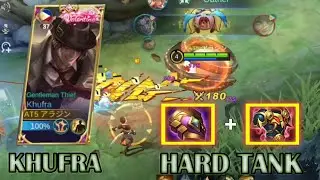 TOP GLOBAL KHUFRA | TOP TIER BUILD KHUFRA 2023 | HARD TANK GAMEPLAY