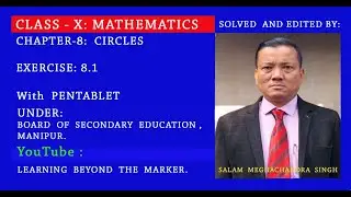 CLASS: X :  MATHEMATICS[BOSEM] EXERCISE:8.1