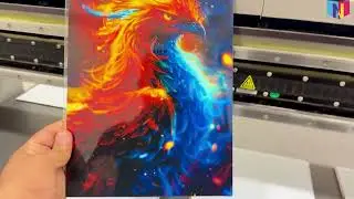 UV FLATBED PRINTER 120 X 160 CM WITH 3 HEADS EPSON I3200