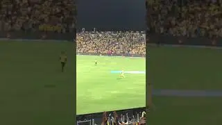 Fan touches Dhoni&rsquo;s feet during IPL game vs RR at Pune, IPL 2018