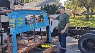 Project Speedy Freight 1966 C60 cab sheetmetal pt 3