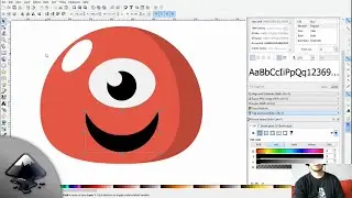 How to draw a simple blob in Inkscape - 2d Game Art