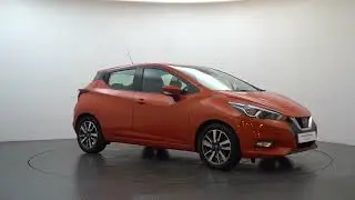 Very Stylish Nissan Micra Acenta with Vision Pack Upgrade in Energy Orange Metallic with Black Cloth