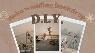 DIY Wood Frame Backdrop: Rustic Elegance with Roses and Pampas Grass | Amazon Materials