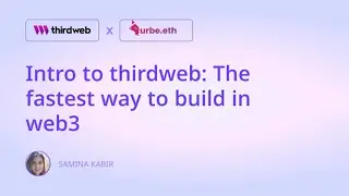 Intro to thirdweb: The fastest way to build in web3