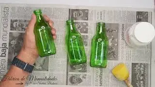 Botellitas como floreros o recuerdos de fiestas, Artesanato, Ideas 2026, Diy