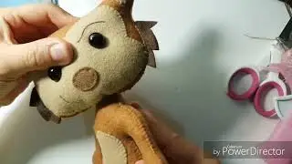 Artesanato em Feltro passo a passo LOBO MAU-DIY