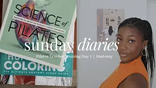 DAILY VLOG: chill sunday in washington dc, final day of pilates teacher training anatomy class