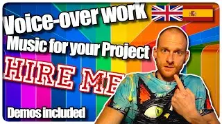 Voice-over or Music Needed? HIRE ME!