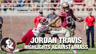 Florida State QB Jordan Travis Highlights Against UMass