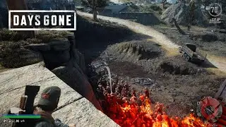 Days Gone - Lobert Draw Ridge Horde. Easy kill. No damage.