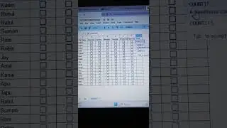 Make attendance sheet in Google sheet.learn Google sheet Bangla. Excel Bangla Toutorial
