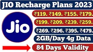 Jio Recharge Plans 2023 | Jio Prepaid Recharge Plans & Offers with U/L Calling & Data | Jio Offers
