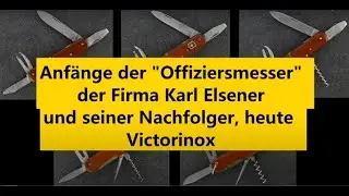 Victorinox Officer Knives - the beginning