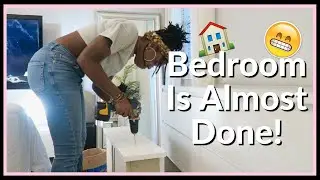 DECORATE WITH ME | Decorating My Master Bedroom + DIY Wall Art!