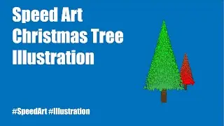 Speed Art: How To Draw A Christmas Tree In Illustrator | 