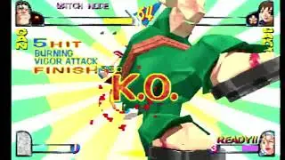 Rival Schools(PS1)-Gan/Hideo vs Sakura/Tiffany 