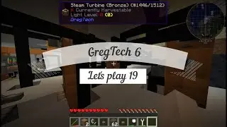 [Играем в GregTech 6] #19 Обновляем базу. Стекло. Бетон. 1024 RU/t.