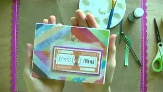 Scrapbook Process 8: Acrylic Paint 3 Ways