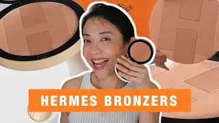 *НОВЫЙ БРОНЗАТОР HERMES* Минеральная пудра H Plein Air H Trio Healthy Glow | Примерка и сравнение | Kat L