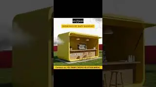 ☕ Modern Coffee Kiosk #CoffeeKiosk #AaryaMotors #KioskDesign #ShivRajawat #CafeStartup #CompactCafe