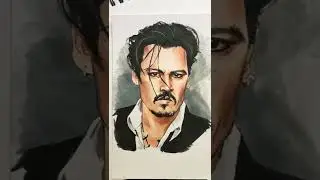 Johnny Depp portrait #art #artist #artwork #johnnydepp