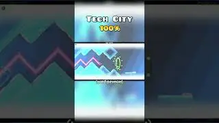 TECH CITY 100% #GeometryDash #LikeAndSub