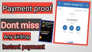 Zeropay token instant payment || Don't miss any airdrop