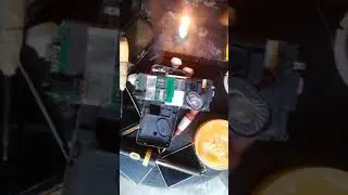 change charging port with a candle light