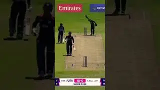 PAK vs USA #superovermatch #superover  #t20wc #t20worldcup #crickethighlights