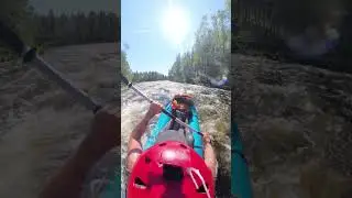 Карелия, река Писта, порог Курки.