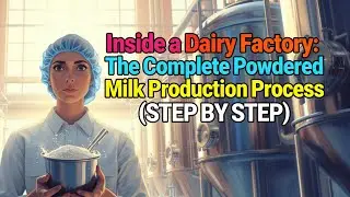 Inside a Dairy Factory: The Complete Powdered Milk Production Process 🔥|(STEP BY STEP)