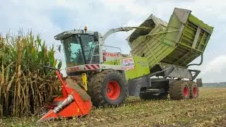 Claas Jaguar 900 Field Shuttle | New Holland Blue Power's
