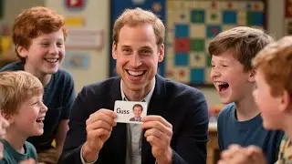 Prince William Breaks into Giggles While Playing Guess Who at Comedy Workshop | Best | Stories