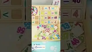Mathematic Intelligence Box || Kids Educational Math Toys with Counting Rods Wooden Counting Sticks.
