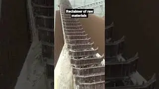 Reclaimer of raw materials cement industry