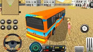 3D Real bus simulator  - Uphill driving offroad bus driving sim | Android GamePlay