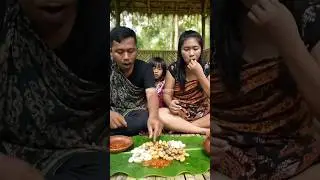Mukbang Sago Grubs | Tribal Family & Natural Protein.@marzatillah-ai