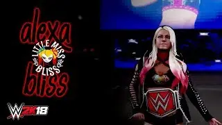 Alexa Bliss entrance WWE2K18 vs Real life