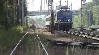EP08-009 & Class66 - Jazda r&oacute;wnoległa