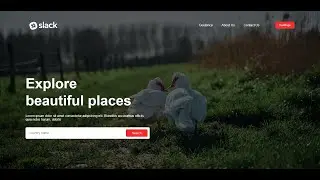 How To Make Website Using HTML And CSS | Create Website Header Design