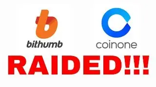 BITHUMB AND COINONE RAIDED BY KOREAN GOVERNMENT! BITCOIN DIPS!
