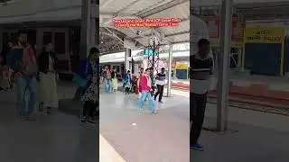 Two Up and Down Pink ICF Local Train Leaving Bali Station at the same time