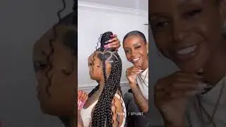 Boho large knotless braiding: gorgeous & smooth just as advertised!