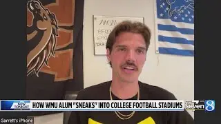 &lsquo;I try to be respectful&rsquo;: How a WMU alum &lsquo;sneaks&rsquo; into college football stadiums